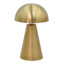 Table lamp Whity Inart E27 gold metal D31x49cm