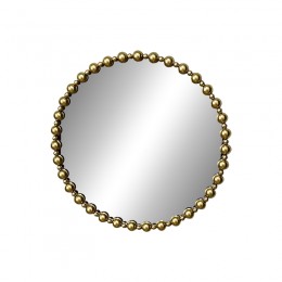 Mirror Poppens Inart gold metallic 83.5x4.5x83.5cm