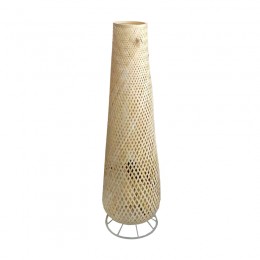 Floor lamp Solian Inart E27 natural bamboo D27x96cm
