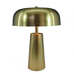 Table lamp Luminary Inart E27 gold metal D30x40cm