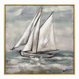 Painting on canvas Siedo Inart with frame 70x3.5x70cm