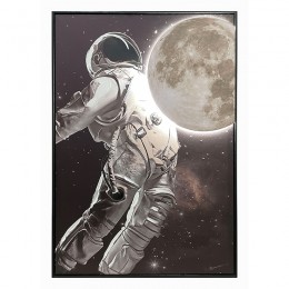 Painting on canvas Mallo Ι Inart with frame 70x3.5x100cm