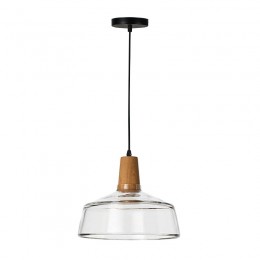 Godren pakoworld ceiling lamp transparent metal-glass D24x19cm