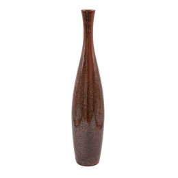 Lei ceramic vase terracotta D13,5xH60cm