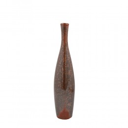 Lei ceramic vase terracotta D12xH48cm