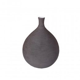 Curv ceramic vase purple 16,5x16,5x21,5cm