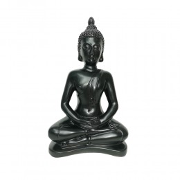 Nabasa deco Buddha polyresin black 18x10xH29cm