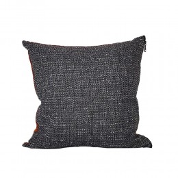Tuil deco cushion velvet anthracite/maroon 45x45cm