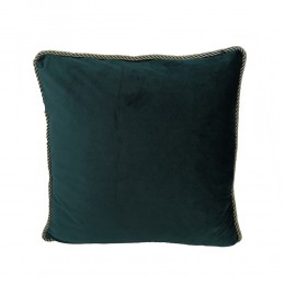 Foret deco cushion velvet cypress green 45x45cm