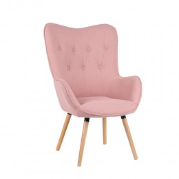 Pastel armchair 68x73xH107cm pink 01-2070