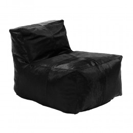 Lounge Chair Δέρμα/Μαύρο W65xD85, H65cm 01-2168