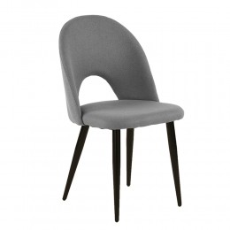 Maison Celine Chair 47x56x86.5cm Grey με Pattern 03-0641