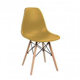 EIFFEL CHAIR PP MUSTARD SOLID WOOD ΒΕΕCH NATURAL