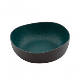 Porcelain salad bowl Granite Petrol 24,2x22x8,5cm 5416022