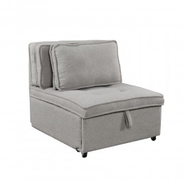 SLEEP ARMCHAIR BED GREY 78x87x80