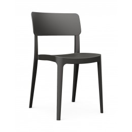 Pano Chair 46x51x82cm Polypropylene Black 704-1920