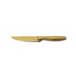 BOJ SATIN/K6 GOLD STEAK KNIFE 7432