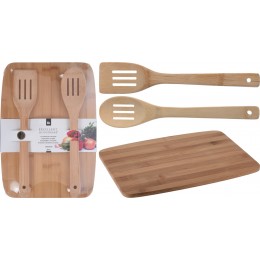 BAMBOO CUTTING TRAY AND SPOONS 784610410