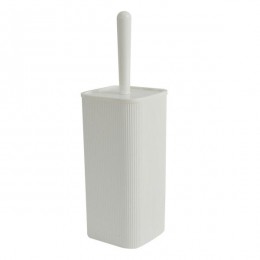PIGAL BRUSH PLASTIC SQUARE WHITE STRIPE 10.5x10.5x33.5cm 823253