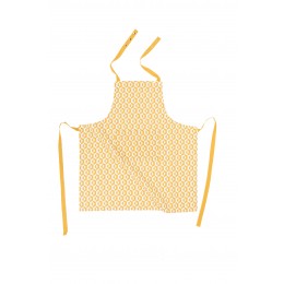 COOKING APRON WITH BUTTON AND POCKET 74Χ85 YELLOW