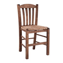 Traditional chair walnut with straw HM10376.01