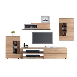 TV set and Showcase-Cabinet Amalfi Sonama-Walnut HM11102.01