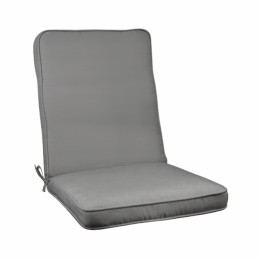 Pillow for chair with back Polyester Chios Grey HM11238.10P 117(45+72)x45x5cm