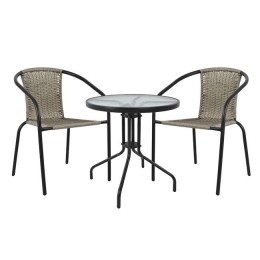 Set Dining Table 3 pieces Chairs & Table HM5178.01