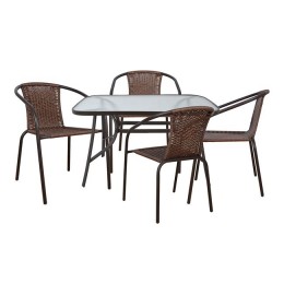 Set Dining Table 5 pieces Chairs and Table HM5192.02