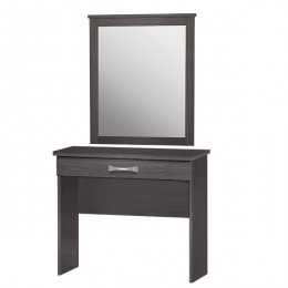 Dressing Table with drawer 80x40x76 & mirro Zebrano 72x90 HM10157