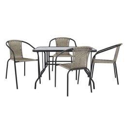 Set Dining Table 5 pieces with chairs & Table HM5189.02