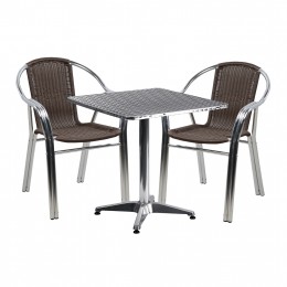 Set Dining Table 3 pieces with table and chairs HM5198