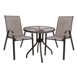 Set dining table 3 pieces with table & chairs Leon Brown HM5184.02