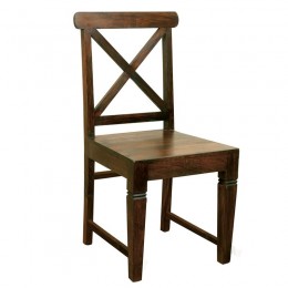 KIKA Wooden Chair, Sheesham Walnut