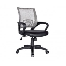 BF2101 (with relax) Office Armchair Grey Mesh/Black Pu