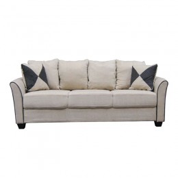 ASHLEY Sofa 3-Seater Fabric Sand
