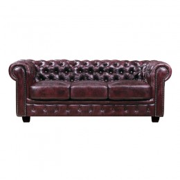 CHESTERFIELD-689 3-S Antique Red