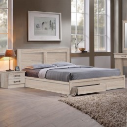 LIFE Bed With Drawers 160x200 Sonoma