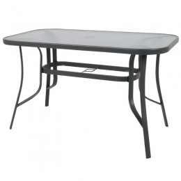 RIO Table 150x90cm Metal Anthracite