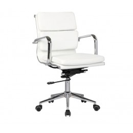 BF4801 Low Back Armchair White Pu