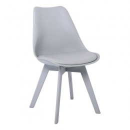 MARTIN-II Chair PP Grey (assembled cushion)