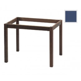 KAFENIOU Table Base 80x120 Impregnation Αniline Blue K/D