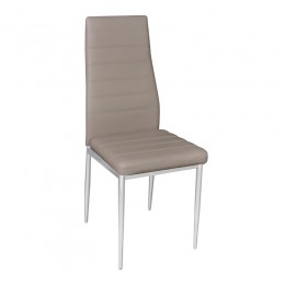 JETTA Chair Cappuccino Pvc (Chromed)