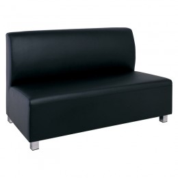 BANDY 2-Seater Sofa Black Pu