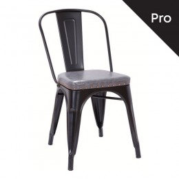 RELIX Chair-Pro Metal Black Matte/Pu Dark Grey