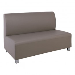 BANDY 2-Seater Sofa Sand-Grey Pu