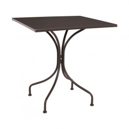 PARK Table 70x70cm Steel Sand Brown