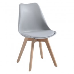 MARTIN Chair PP Grey (Metal cross) / not assembled cushion