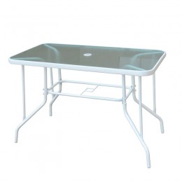 BALENO Table 110x60cm Metal White
