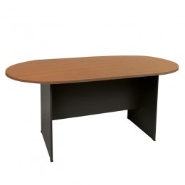 Conference-A Oval Table 180x90 DG/Cherry